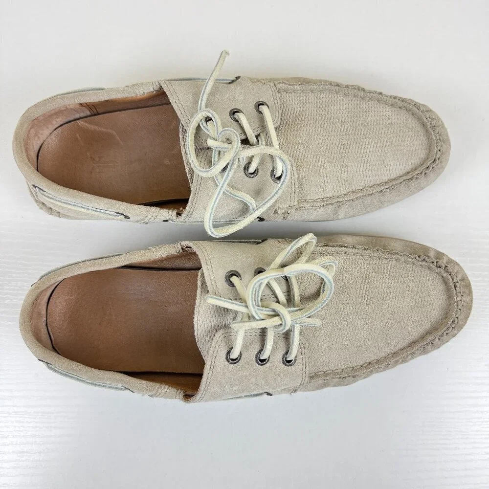 Frye Sully Boat Leather Shoes